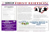 First Edition Newsletter - February 19 2014