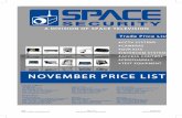 Space Security Price List