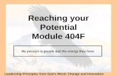41 Reaching your potential