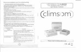 Climsom mattress topper: User Manual