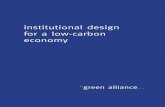Institutional design for a low-carbon economy