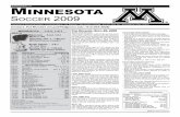 Minnesota Soccer Release, 9/29/09