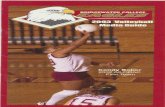 2003 Volleyball Media Guide