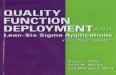 Quality Function Deployment and Lean-Six Sigma Applications in Public Health