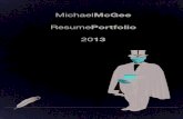 Michael McGee Portfolio April 2013