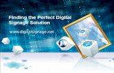 Finding the perfect digital signage solution