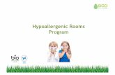 Hypoallergenic Hotel Rooms