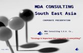 MDA Presentation in July