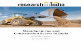 Research on India_Manufacturing and Construction Sector in India Monthly Update_January 2012