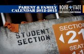 Parent & Family Calendar 2012-2013