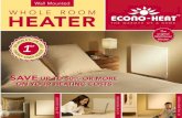 Econo-Heat wall panel heaters