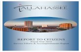 City of Tallahassee FY10 Service Efforts & Accomplishments Report