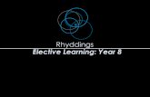Rhyddings Elective Learning