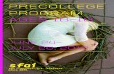 SFAI's 2012 PreCollege Program