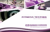 Fitness Testing - RGU:Wellness