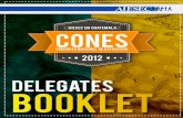 Delegates Booklet CONES 2012