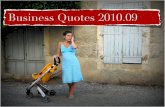 Business Quotes, September 2010