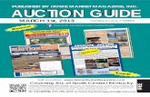 March 1st Auction Guide