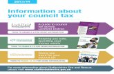 Lichfield District Council Council Tax Leaflet 2013