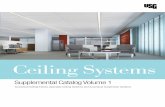 Ceiling Systems Supplemental Catalog Volume 1 USG