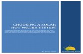 Choosing a solar hot water system