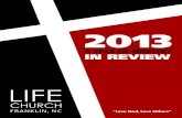Life Church 2013 Report