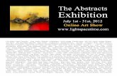 Abstracts 2012 Art Exhibition - Event Postcard