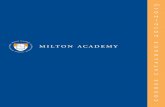 Milton Academy Course Catalogue 2012-2013