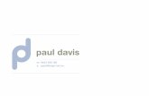 Paul Davis folio