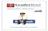 LeaderBrief Leadership Newsletter - Jan Week Three 2012