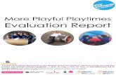 More Playful Playtimes Evaluation Report