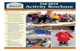 WPRD Fall 2012 Activity Brochure