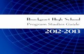 2012-2013 BHS Program Studies Guide