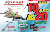 Geant's AED 10 and AED 20 only deals