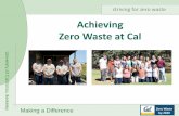 Achieving Zero Waste at UC Berkeley