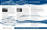 Critical Security Studies 2010 (UK)