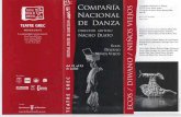 1995, Program for CND performances in Barcelona