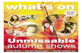 50 unmissable autumn shows