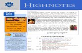 Highnotes: October 20, 2008