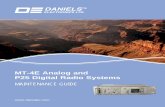 Daniels MT-4E Analog and P25 Digital Radio Systems Maintenance Guide