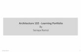 Architecture 102 Learning Portfolio by Soraya Ramzi