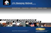 JSA Summer School Brochure
