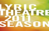 Lyric Theatre 2011 season brochure