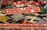 Zigzag 3 Small Labels catalogue  '80
