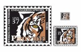 Endangered Tiger Stamp