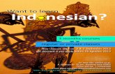 Want to learn indonesian