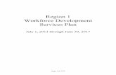 Region 1 Workforce Development Services Plan