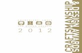 The Goldsmiths' Craft & Design Council Awards 2012