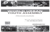 Detailed Programme of the World Urban Youth Assembly March 2010