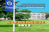 Manor College Continuing Education Summer 2013 Brochure